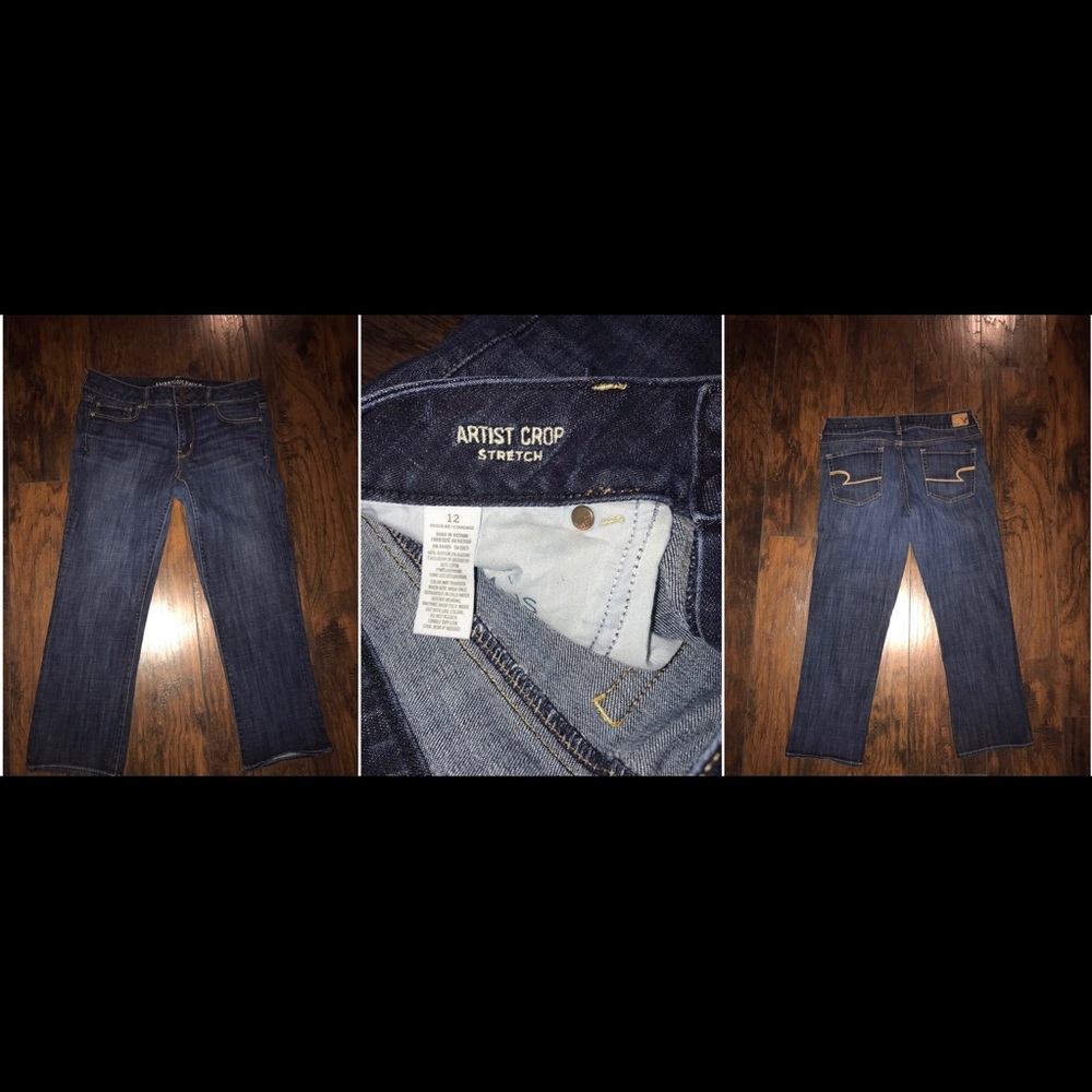 American Eagle dark wash size 10 never used!